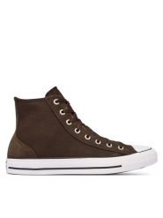 Converse Trampki Chuck Taylor All Star Suede Trim A19201C Brązowy ciemny. Brązowe trampki męskie Converse, bez wzorów, z materiału, retro, bez zapięcia. Za 349.99 zł.