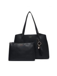 Guess Torebka HWBG97 35230 Czarny. Czarne shopperki damskie Guess, z aplikacjami, ze skóry, bez dodatków. Za 634.99 zł.