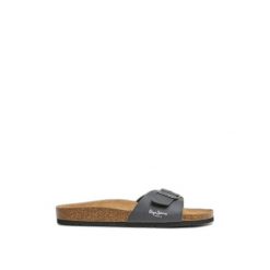 Sandały Pepe Jeans Bio Single Natur. Szare sandały męskie Pepe Jeans, na lato, bez wzorów, z jeansu, bez zapięcia. Za 218.35 zł.