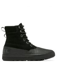 Sorel Trzewiki Cheyanne Metro II Boot 2048561010 Czarny. Czarne botki męskie Sorel, bez wzorów, ze skóry, bez obcasa, bez zapięcia. Za 509.99 zł.