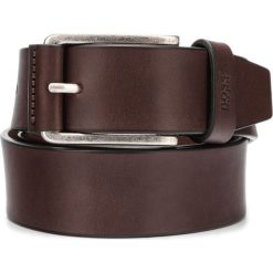 BOSS Pasek Brązowy. Brązowe paski męskie Boss, z materiału. Za 423.95 zł.