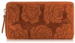 Paolo Peruzzi Portfel damski skórzany pomarańczowy w kwiaty RFID T-115-HOR. Brązowe portfele damskie Paolo Peruzzi. Za 92.16 zł.
