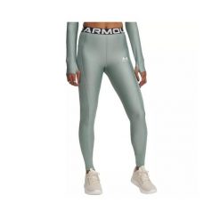 Legginsy damskie Under Armour HeatGear Rib. Zielone legginsy damskie Under Armour, bez wzorów, z elastanu. Za 258.85 zł.