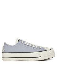 Converse Trampki Chuck Taylor All Star Lift Platform Crafted Laces A12553C Fioletowy. Fioletowe trampki i tenisówki damskie Converse, bez wzorów, z materiału, bez zapięcia. Za 269.99 zł.
