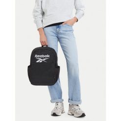 Plecak Reebok. Czarne plecaki męskie Reebok, bez wzorów, sportowe. Za 69.99 zł.