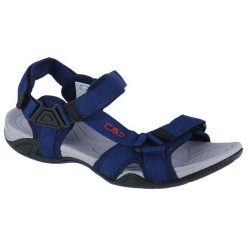 Sandały sportowe męskie CMP HAMAL. Czarne buty sportowe męskie CMP, bez wzorów, bez obcasa, bez zapięcia. Za 149.99 zł.