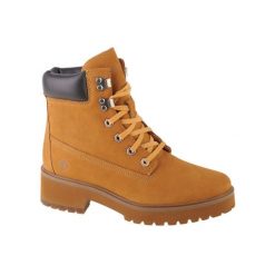 Trapery damskie, Timberland Carnaby Cool 6 In Boot. Brązowe trapery damskie Timberland, bez zapięcia. Za 749.99 zł.