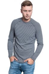 MĘSKI LONGSLEVE MUSTANG Adrian C Stripe 1008953 11543. T-shirty męskie Mustang, m, bez wzorów, bez kołnierzyka, bez ramiączek. Za 109.99 zł.