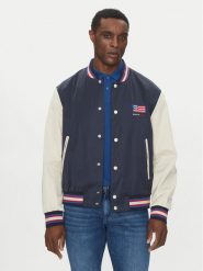 Gant Kurtka bomber Varsity 7006519 Granatowy Regular Fit. Niebieskie kurtki męskie GANT, m, bez wzorów, z bawełny, bez kaptura. Za 569.00 zł.