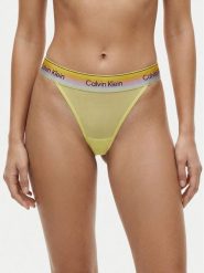 Calvin Klein Underwear Stringi LV00QF8856 Zielony. Zielone majtki damskie Calvin Klein Underwear, z syntetyku. Za 109.99 zł.