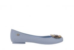 Baleriny T&G Fashion 11-086 Light Blue, Niebieski, Guma - 41-42. Niebieskie balerinki damskie T&G, na lato, bez wzorów, z gumy, bez obcasa, bez zapięcia. W wyprzedaży za 26.10 zł.