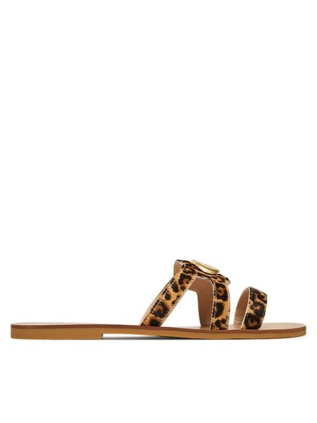 Liu Jo Klapki Saba 11 SA5083 PX131 Brązowy. Brązowe klapki damskie Liu Jo, bez wzorów, z syntetyku, bez obcasa, bez zapięcia. Za 489.99 zł.