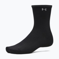 Skarpety Under Armour Velociti Lite Crew. Czarne skarpetki damskie Under Armour, bez wzorów. Za 62.99 zł.