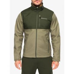 Kurtka softshell męska Columbia Ascender Softshell Jacket. Zielone kurtki męskie Columbia, m, bez wzorów, z softshellu, sportowe, bez kaptura. Za 417.99 zł.