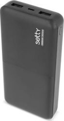 Powerbank Setty SPB-20 20000mAh Czarny. Czarne powerbanki Setty. Za 89.00 zł.