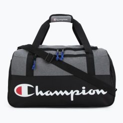 Torba treningowa Champion Utility Duffel. Czarne torby sportowe męskie Champion, bez wzorów. Za 89.99 zł.