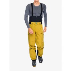 Spodnie narciarskie męskie La Sportiva Chaser Evo Shell Bib Pant. Żółte spodnie sportowe męskie La Sportiva, m, bez wzorów, narciarskie. Za 1,080.99 zł.