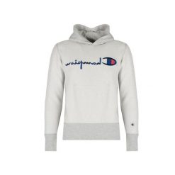 Bluza trekking męska. Szare bluzy męskie Champion, m, bez wzorów, z bawełny, z kapturem, trekkingowe. Za 219.00 zł.