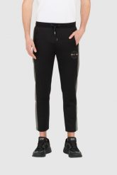 LA MARTINA Czarne męskie spodnie Slim Fit, Rozmiar S. Czarne spodnie sportowe męskie La Martina, m, bez wzorów, z dresówki. W wyprzedaży za 499.99 zł.
