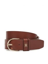 Tommy Hilfiger Pasek Damski Essential Effortless 3.5 AW0AW17757 Brązowy. Brązowe paski damskie Tommy Hilfiger, bez wzorów, ze skóry. Za 219.99 zł.