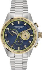 Zegarek męski Aston Martin MTRH1F505 srebrny. Szare zegarki męskie Aston Martin, bez wzorów, srebrne. Za 1,550.00 zł.