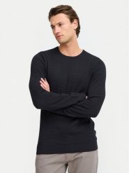 Blend Sweter 20717257 Czarny Regular Fit. Czarne swetry męskie Blend, m, bez wzorów, z bawełny, bez kołnierzyka, bez ramiączek. Za 129.99 zł.