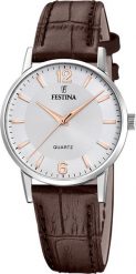 Zegarek damski Festina F20691-2 brązowy. Brązowe zegarki damskie Festina. Za 473.54 zł.