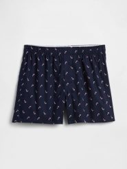 BOKSERKI MĘSKIE GAP BIELIZNA 842582-04-XL. Niebieskia bokserki męskie GAP, bez wzorów, z bawełny. Za 69.00 zł.