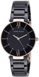 Zegarek damski Anne Klein AK-3266BKRG czarny. Czarne zegarki damskie Anne Klein. Za 615.00 zł.
