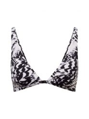 Calvin Klein stanik bikini - usztywniany Kobiety Sztuczne włókno czarny|biały, S. Białe stroje kąpielowe damskie Calvin Klein, s, bez wzorów, z włókna. Za 219.95 zł.
