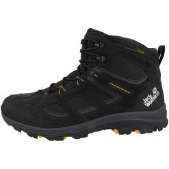 Buty trekkingowe męskie Jack Wolfskin Vojo 3 Texapore. Czarne buty zimowe męskie Jack Wolfskin, bez wzorów, z materiału, bez obcasa, bez zapięcia. Za 643.00 zł.