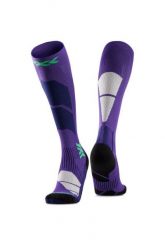 Skarpety narciarskie damskie Ski Perform Otc Women. Fioletowe skarpetki damskie X-Socks, bez wzorów, z dzianiny. Za 175.55 zł.