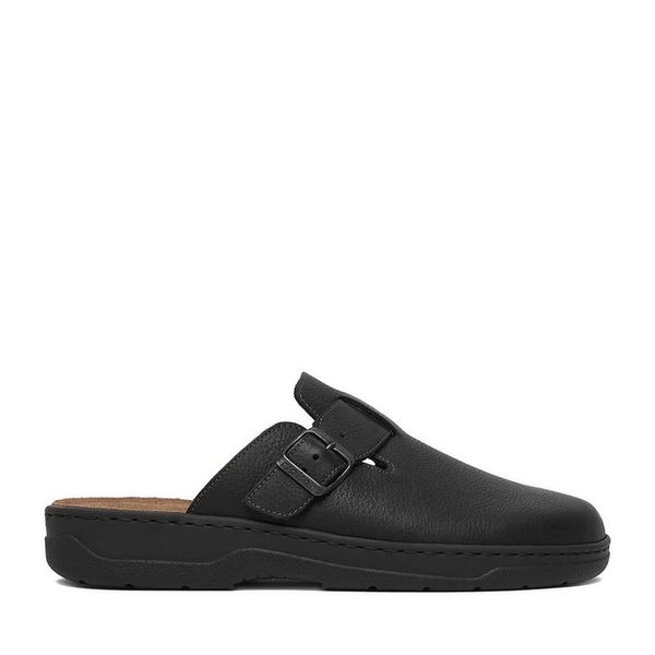 Klapki Rieker. Czarne klapki męskie Rieker, bez wzorów, bez zapięcia. Za 359.99 zł.