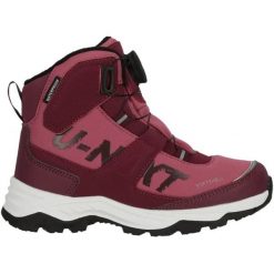 Buty trekkingowe Whistler Nocara. Czerwone obuwie trekkingowe damskie Whistler, z materiału, bez zapięcia. Za 327.00 zł.