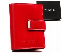 Portfel skórzany 4U Cavaldi RD-45-GCL czerwony. Czerwone portfele damskie 4U Cavaldi, ze skóry. Za 61.99 zł.