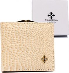 Milano Design Elegancki, mały portfel damski na bigiel i zatrzask - NoSize. Portfele damskie MILANO DESIGN. Za 76.54 zł.