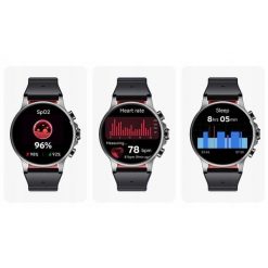 Smartwatch zegarek sportowy IMIKI Holo Ultra Black. Czarne zegarki męskie IMIKI, bez wzorów. Za 329.00 zł.