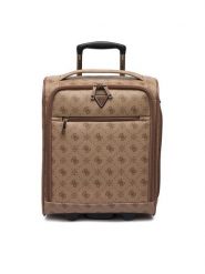 Guess Walizka kabinowa Silia TWGP98 90972 Brązowy. Brązowe walizki damskie Guess, z aplikacjami, z materiału. Za 659.99 zł.