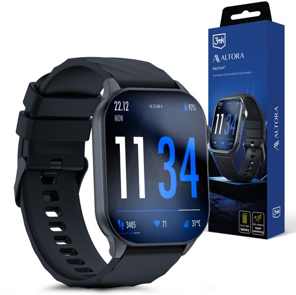 Smartwatch 3mk Altora Easy Touch. Zegarki smartwatch 3mk, bez wzorów. Za 129.90 zł.