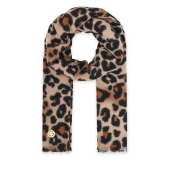 Szalik Guess. Brązowe szaliki damskie Guess, z aplikacjami. Za 199.99 zł.
