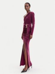 Fracomina Sukienka wieczorowa FQ26WD3003W59601 Bordowy Slim Fit. Czerwone sukienki damskie Fracomina, m, bez wzorów, z syntetyku, wizytowe, bez kołnierzyka, bez ramiączek. Za 884.99 zł.