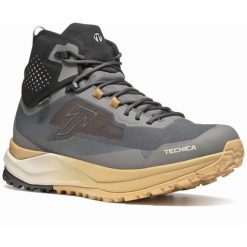 Buty trekkingowe męskie Tecnica Spark S Mid Gtx. Brązowe trekkingi męskie TECNICA, z materiału, za kostkę, bez zapięcia. Za 1,029.99 zł.