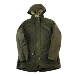 Second life - Parka damska Barbour Kelsall Wax - Stan bardzo dobry. Zielone parki damskie Barbour, m, bez wzorów, z materiału, bez kaptura. Za 425.96 zł.