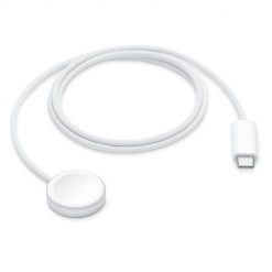 Apple MT0H3ZM/A ładowarka do urządzeń przenośnych Smartwatch Biały USB Bezprzewodowe ładowanie Szybkie ładowanie Wewnętrzna. Białe zegarki smartwatch Apple, bez wzorów. Za 154.99 zł.