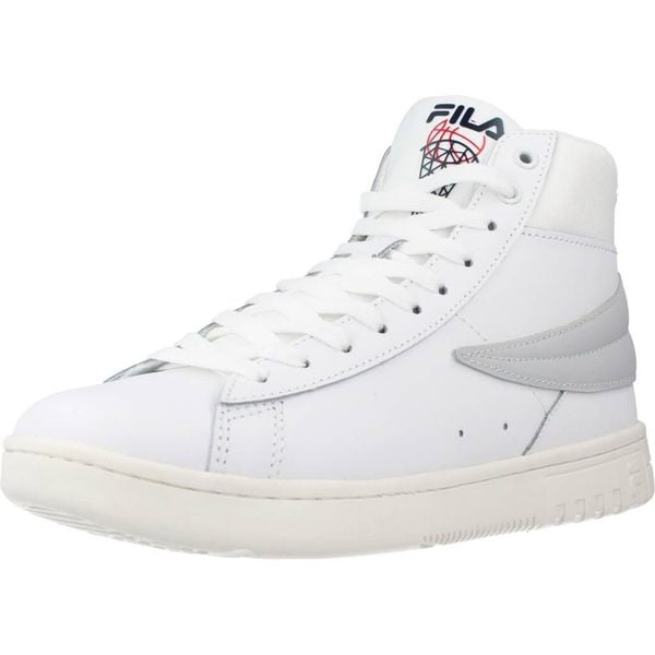 Buty FILA HIGHFLYER L MID Biały. Białe obuwie trekkingowe damskie Fila, ze skóry, bez zapięcia. Za 194.99 zł.