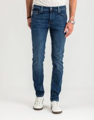 Spodnie Męskie Jeansowe Mustang Vegas Slim Denim Blue 1015045 5000 883, W32 L36. Niebieskie spodnie materiałowe męskie Mustang, bez wzorów, z bawełny, z standardowym stanem. Za 219.99 zł.