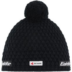 Czapka Eisbar Trail Pompon MÜ SKA. Czarne czapki damskie Eisbar, bez wzorów. Za 229.99 zł.
