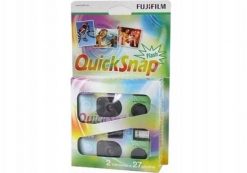Fujifilm | 7130786 QuickSnap 400 Disposable Flash Camera (Pack of 2). Aparaty kompaktowe FUJIFILM. Za 171.08 zł.