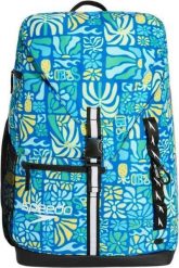 Plecak sportowy szkolny pływacki unisex Speedo Team 35l. Niebieskie plecaki męskie Speedo, bez wzorów, z materiału, sportowe. Za 297.49 zł.