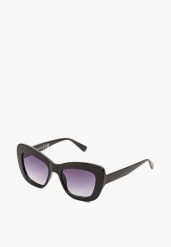 Czarne Kocie Okulary Przeciwsłoneczne z Filtrem UV Nairoriel. Czarne okulary przeciwsłoneczne damskie Renee. Za 34.99 zł.